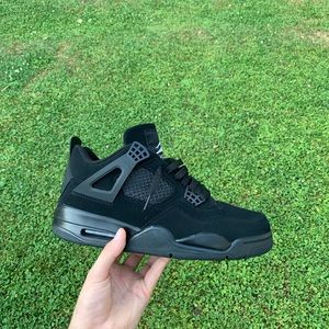 Jordan 4 Black Cat reps. Size 10 US Men.